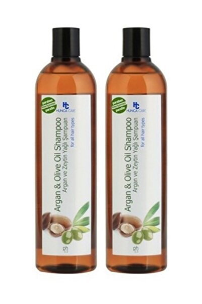Hunca Care زيت الأرغان 700 مل - شامبو × 2 قطعة