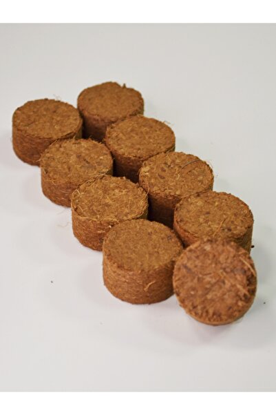 Katre Bahçe 9 Adet 30 Mm Hindistan Cevizi Sıkıştırılmış Toprak Diski Kokopit Cocopeat