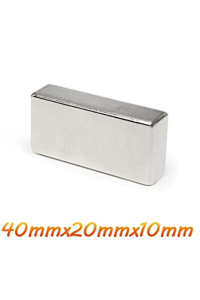 Hdg 3 Adet 40x20x10 Mm Neodyum Mıknatıs Magnet - Çok Güçlü Çekim