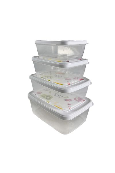 ARCLENA Set of 4 - Food, Food, Fruit, Vegetable, Meat and Storage Container for Fishing