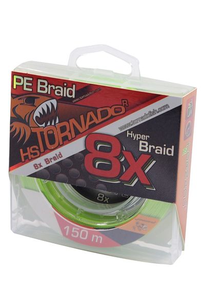Tornado 150m 8x 0.20mm 17.5kg Pistachio Green Rope Line