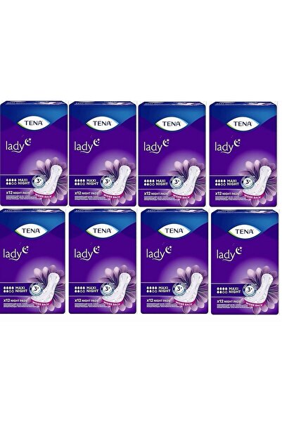 TENA Lady Maxi Night Kadınlar Için Gece Mesane Pedi 96 Adet