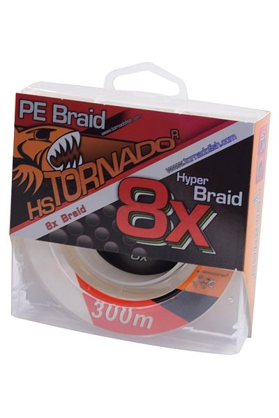 Tornado 300m 8x 0.16mm 14.8kg White Rope Line