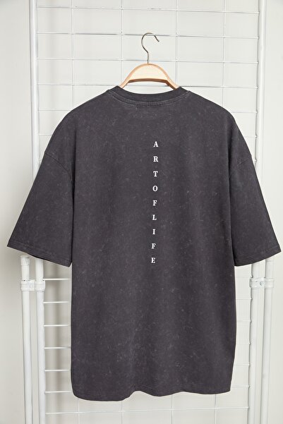 Trendyol Collection T-Shirt - Gray - Oversize
