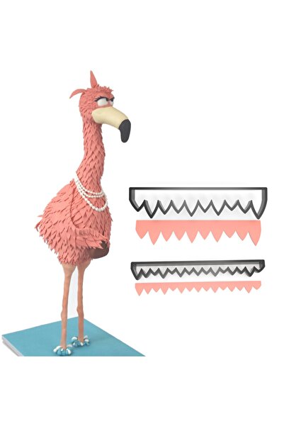 Butedo مجموعة قطع ريش الطيور مكونة من قطعتين