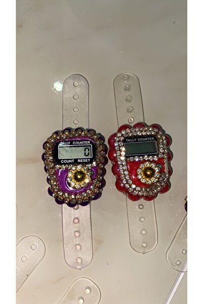 Classy 10 Adet Taşlı Zincirli Yüzüklük Zikirmatikler Hediyelik Dağıtmalık