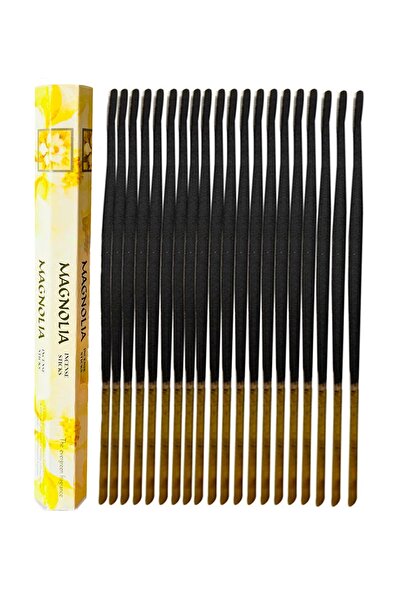 ENJOY SHOP Magnolya ( Magnolia ) Kokulu Çubuk Tütsü 1 Paket 20 Adet Bambu Çub...