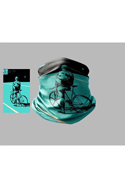 Buffalo Bicycle Designed Biker Multi-Purpose Outdoor Neck Collar Unisex Bandana