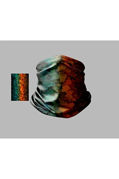 Buffalo Bandana unisex pentru guler pentru gât în ​​aer liber, concepută de D...