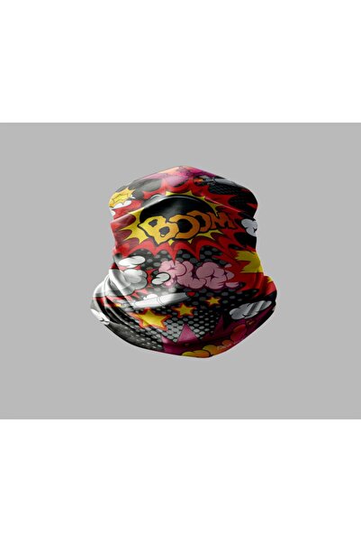 Buffalo Bandană unisex pentru gât pentru exterior, cu design mixt cu mai mult...