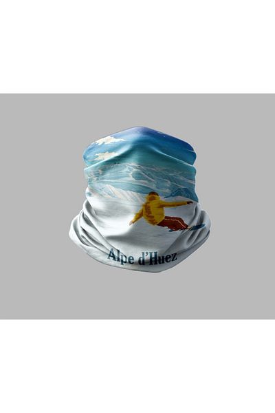 Buffalo Ski & Mountain Designed Biker Multi-Purpose Outdoor Neck Collar Unisex Bandana