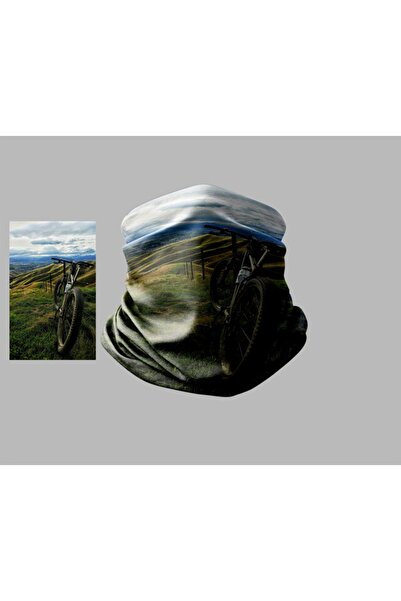 Buffalo Bicycle Designed Biker Multi-Purpose Outdoor Neck Collar Unisex Bandana