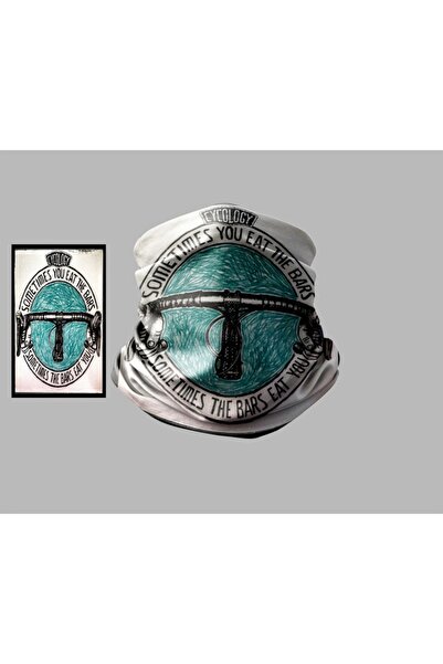 Buffalo Bicycle Designed Biker Multi-Purpose Outdoor Neck Collar Unisex Bandana