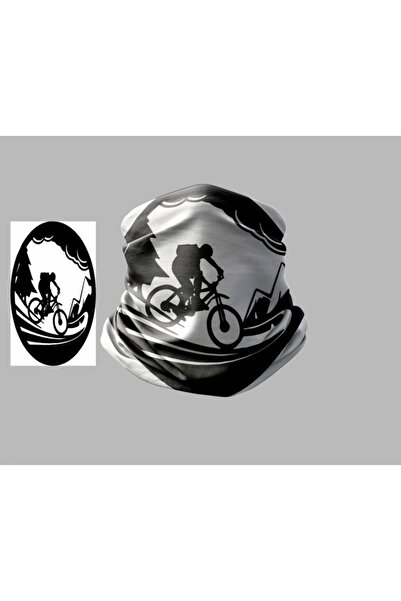 Buffalo Bicycle Designed Biker Multi-Purpose Outdoor Neck Collar Unisex Bandana