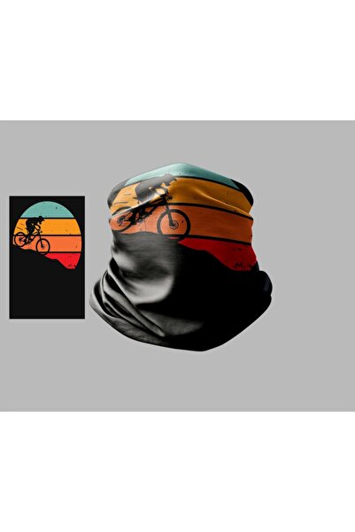 Buffalo Bicycle Designed Biker Multi-Purpose Outdoor Neck Collar Unisex Bandana