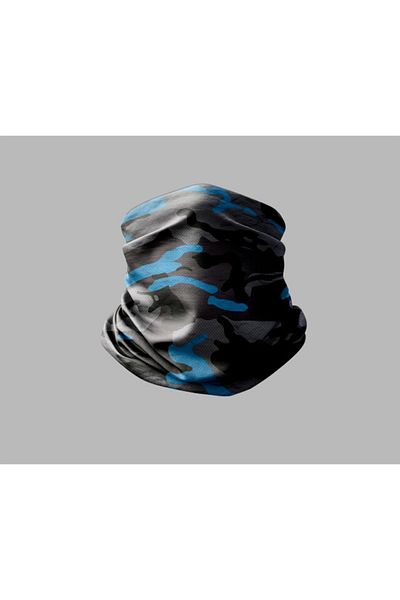 Buffalo Camouflage Design Biker Multi-Purpose Outdoor Neck Collar Unisex Bandana