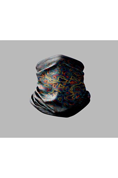 Buffalo Bandană unisex pentru gât pentru exterior, cu design de camuflaj