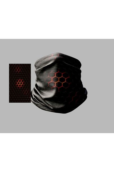 Buffalo Datwork Designed Biker Multi-Purpose Outdoor Neck Collar Unisex Bandana