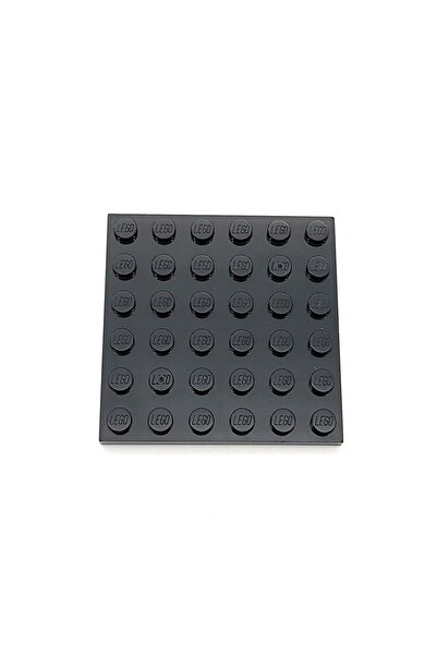 LEGO Moc Custom Aksesuar Creator Plate 6 X 6 Düz Tuğla Siyah 1 Adet Gönderilecek