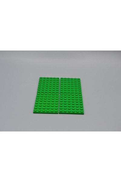LEGO Original Moc Custom Accessory Creator Plate 6 X 8 Flat Bricks Light Green 2 Pieces Will Be Sent