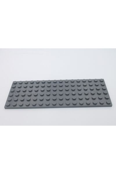 LEGO Orjinal Moc Custom Aksesuar Creator Plate 6 X 16 Düz Tuğla Koyu Gri 2 Ad...