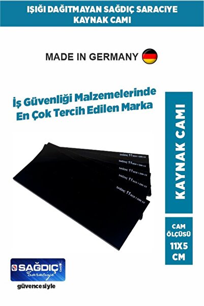 Sağdıç Saraciye Athermal Muadili Kaynak Camı -10 Adet 11 Numara