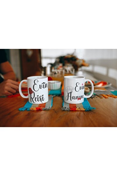 tasarım harikaları كوب مزدوج للزوجين الحبيب الحب المتزوج 2 قطعة