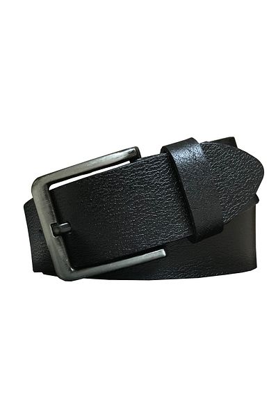GoDeri 100% естествена кожа, 4,5 см, черен деним, спортен колан = dk-1111