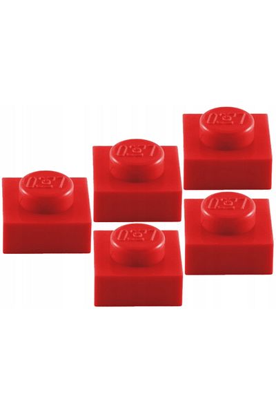 LEGO Custom Moc Accessory - Creator Plate (Red, 6 Pieces)