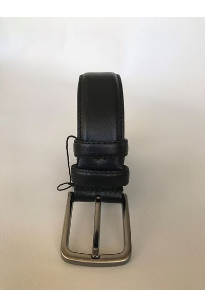 GoDeri 100% piele naturală, curea clasică neagră pentru bărbați=dk0008