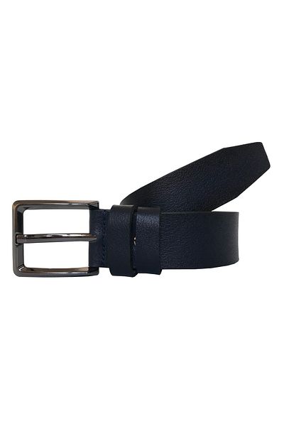 GoDeri Curea de 4 cm din piele naturală de calitate bleumarin=dk-0051