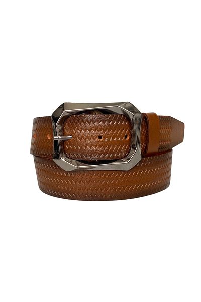 GoDeri 100% piele naturală, cu cataramă argintie, curea maro pentru blugi pentru femei 4 cm=tyc00419802523