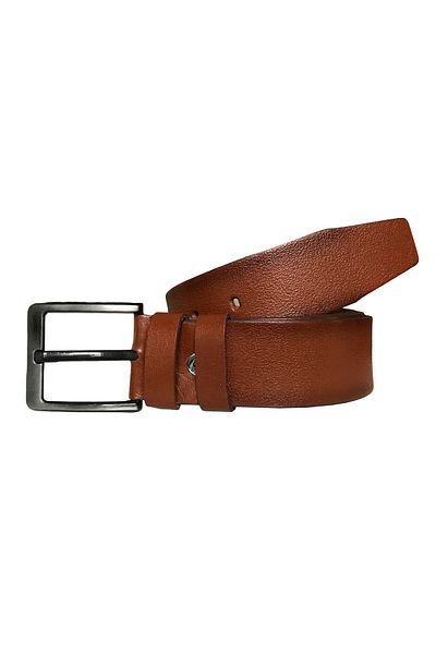 GoDeri حزام رياضي من الجلد الطبيعي باللون البني الداكن - 4.5 سم = hs-dk-0004