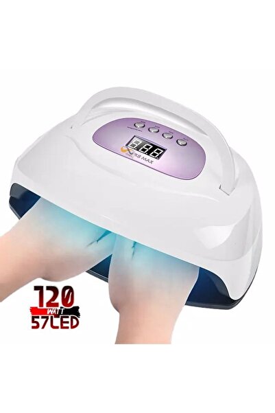 Cloody X8 Max 120 Watt 57 Led Çift El Uv Led Protez Tırnak Kurutucu Sun