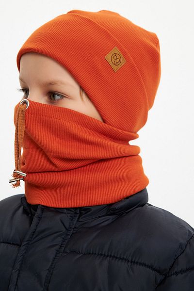 Babygiz Pălărie în stil tendință pentru bebeluș băiețel Set guler pentru gât, camisol confortabil din bumbac 100%