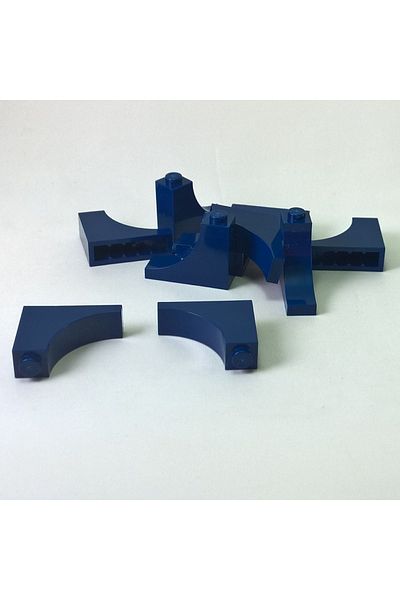 LEGO Moc Custom Creator - 1x3x2 Reverse Belt Navy Blue, 4 Pieces Will Be Sent