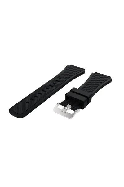 Alfa MEC Samsung Gear S3 Frontier Sm-r760 Compatible Sport Band Silicone Serrated Strap