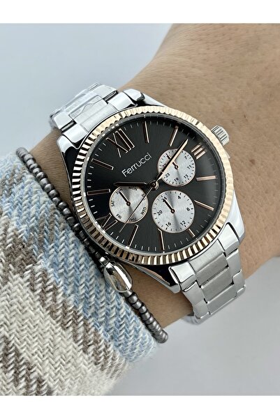 Ferrucci Kadın Kol Saati+bileklik Hediyeli