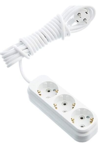 MAKEL 3lü Grup Priz 2 Mt Kablolu