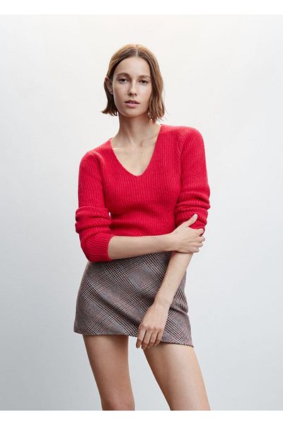 MANGO Woman V-Neck Sweater
