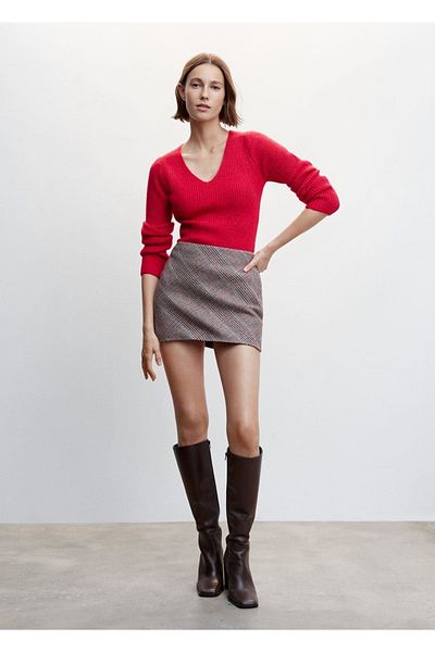 MANGO Woman V-Neck Sweater