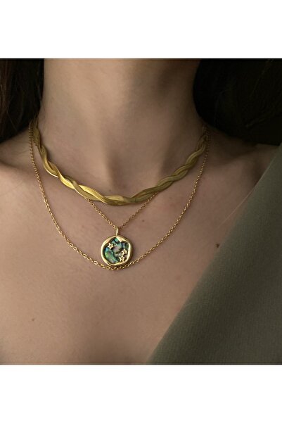 Okkostore Çelik Ince Zincir Kolye