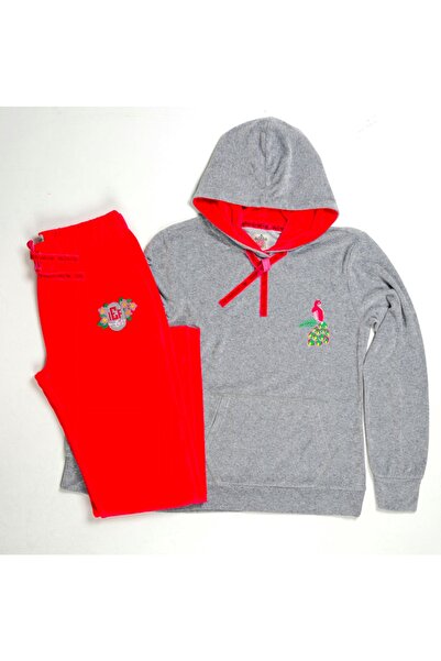 ICEFIELDS Velvet Hooded Women's Set