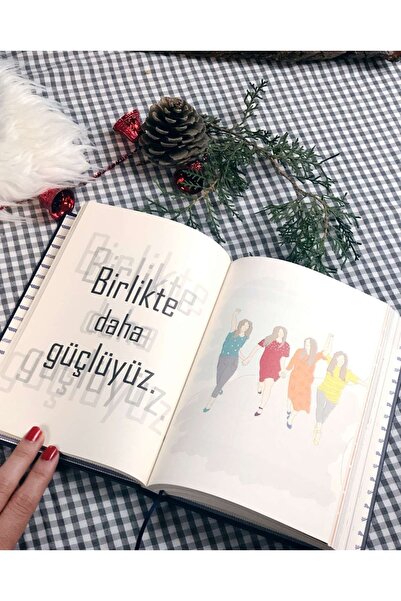 Bikutumutluluk Tarihsiz Ajanda Confetti 365 Mutlu Yeni Gün Planlayıcı Defter