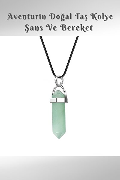 beautifulnaturelstones قلادة من حجر الأفينتورين الطبيعي (الإيجابية، فرحة الحي...