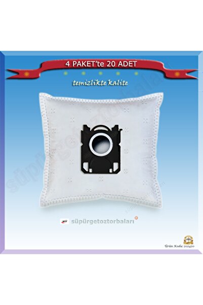 Phılıps Fc 8657/01 Performer Active Vacuum Cleaner Dust Bag 20 Pieces in 4 Packs