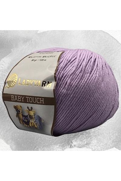 Lady Yarn Baby Touch 50 γραμμάρια είναι 135 μέτρα. 50% Βαμβάκι - 50% Ακρυλικό (ΚΩΔΙΚΟΣ ΧΡΩΜΑΤΟΣ 16)