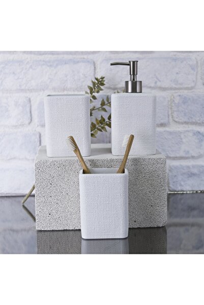 Selim Θήκη οδοντόβουρτσας από κλωστοϋφαντουργικό λευκό
