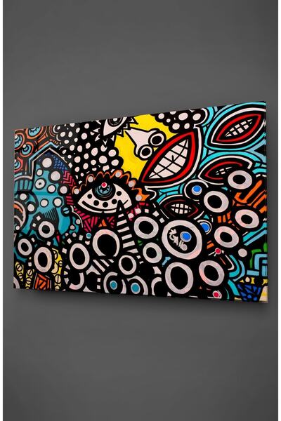 TAULART Tablou colorat din sticlă cu desene animate