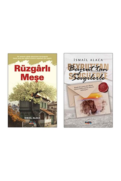 PARS yayınları Rüzgarlı Meşe - Beyrut'tan Sevgilerle (ismail Alaca 2 Kitaplık...